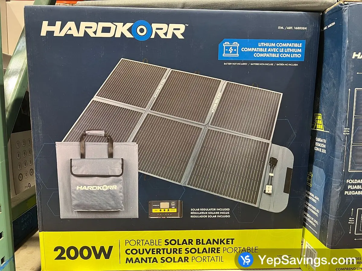 Costco HARD KORR SOLAR BLANKET 200W - Canada (ITM 1680384)