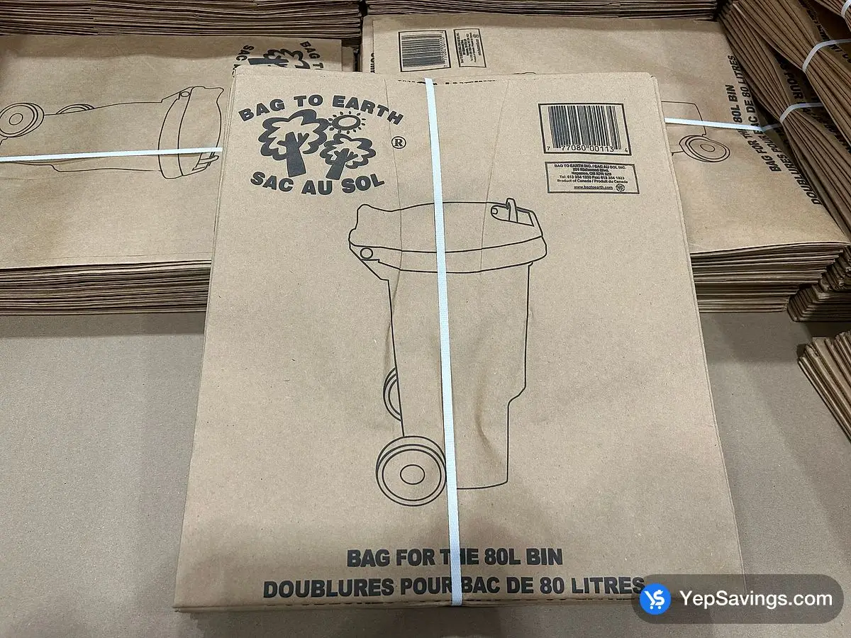 Costco BAG TO EARTH FOOD WASTE BAGS PACK OF 10 - Canada (ITM 217190)