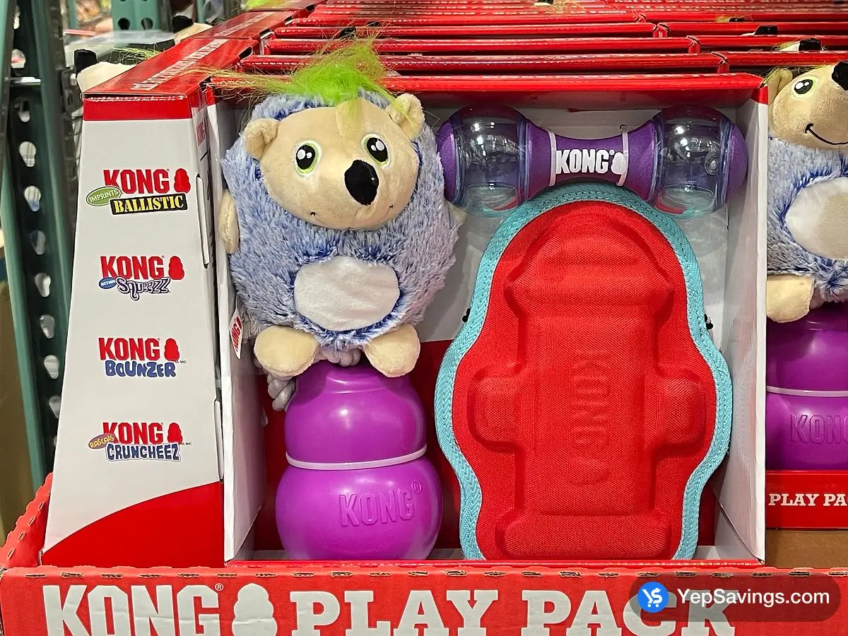 Costco KONG PLAYPACK DOG TOYS PACK OF 4 - Canada (ITM 1872013)