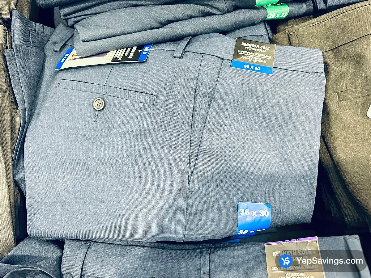Costco KENNETH COLE DRESS PANT + MENS SIZES 30-42 - Canada (ITM 1797804)
