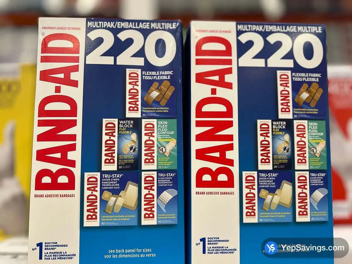 Costco BAND - AID ASSORTED BANDAGES PACK OF 220 - Canada (ITM 1685407)
