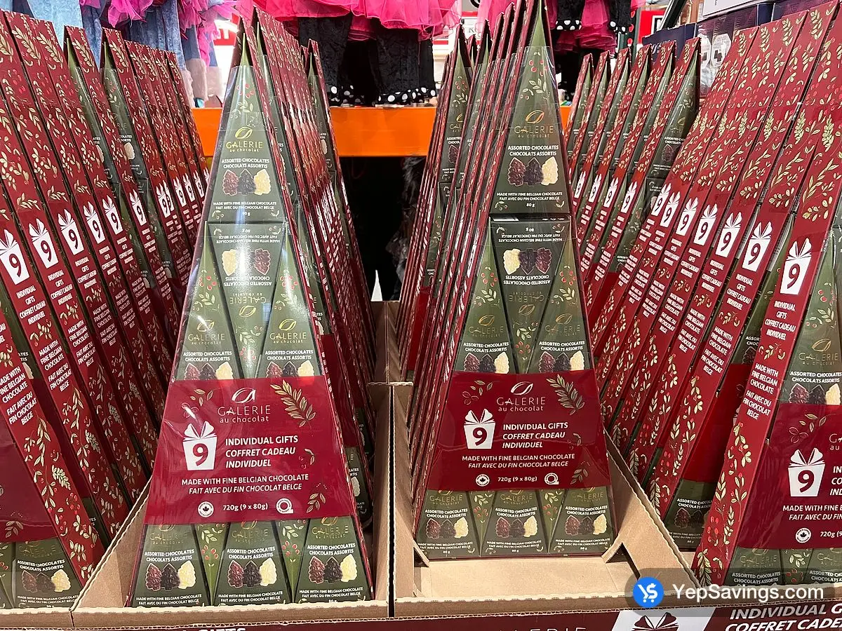 Costco GALERIE AU CHOCOLAT BELGIAN CHOCOLATE 9 x 80 g - Canada (ITM 1740312)