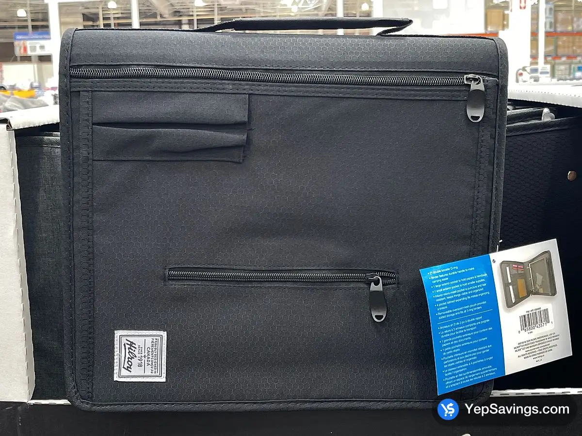 Costco HILROY 2" ZIPPER BINDER WITH PENCIL POUCH - Canada (ITM 4304982)