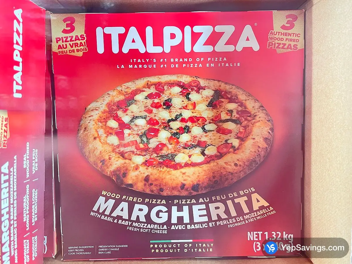 Costco ITALPIZZA MARGHERITA PIZZA 3 x 440g - Canada (ITM 1895875)