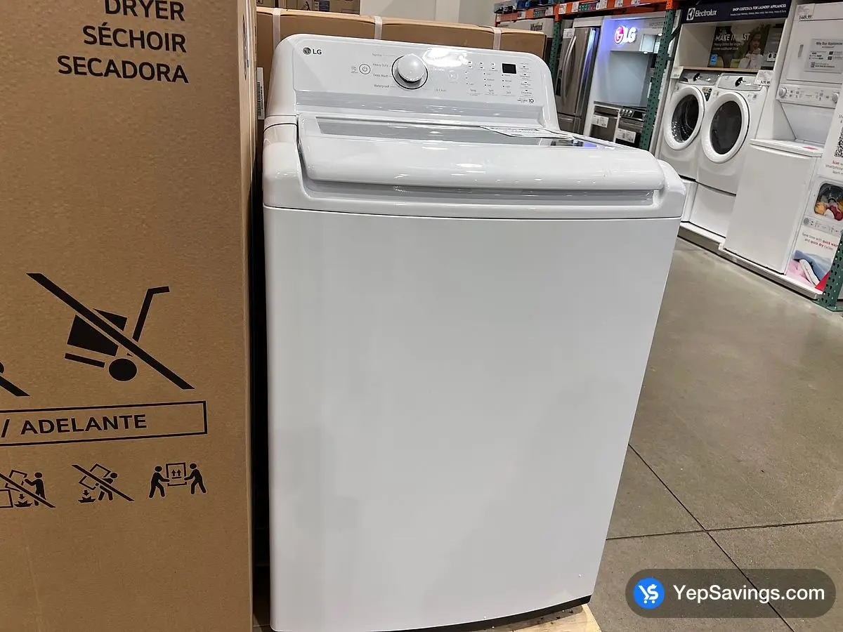 LG WHITE WASHER 5.2 CU.FT I.E.C. ITM 7451260 at Costco