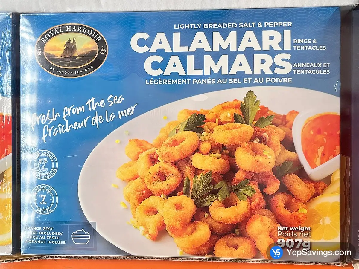 Costco ROYAL HARBOUR SALT & PEPPER CALAMARI 907 g - Canada (ITM 2138474)