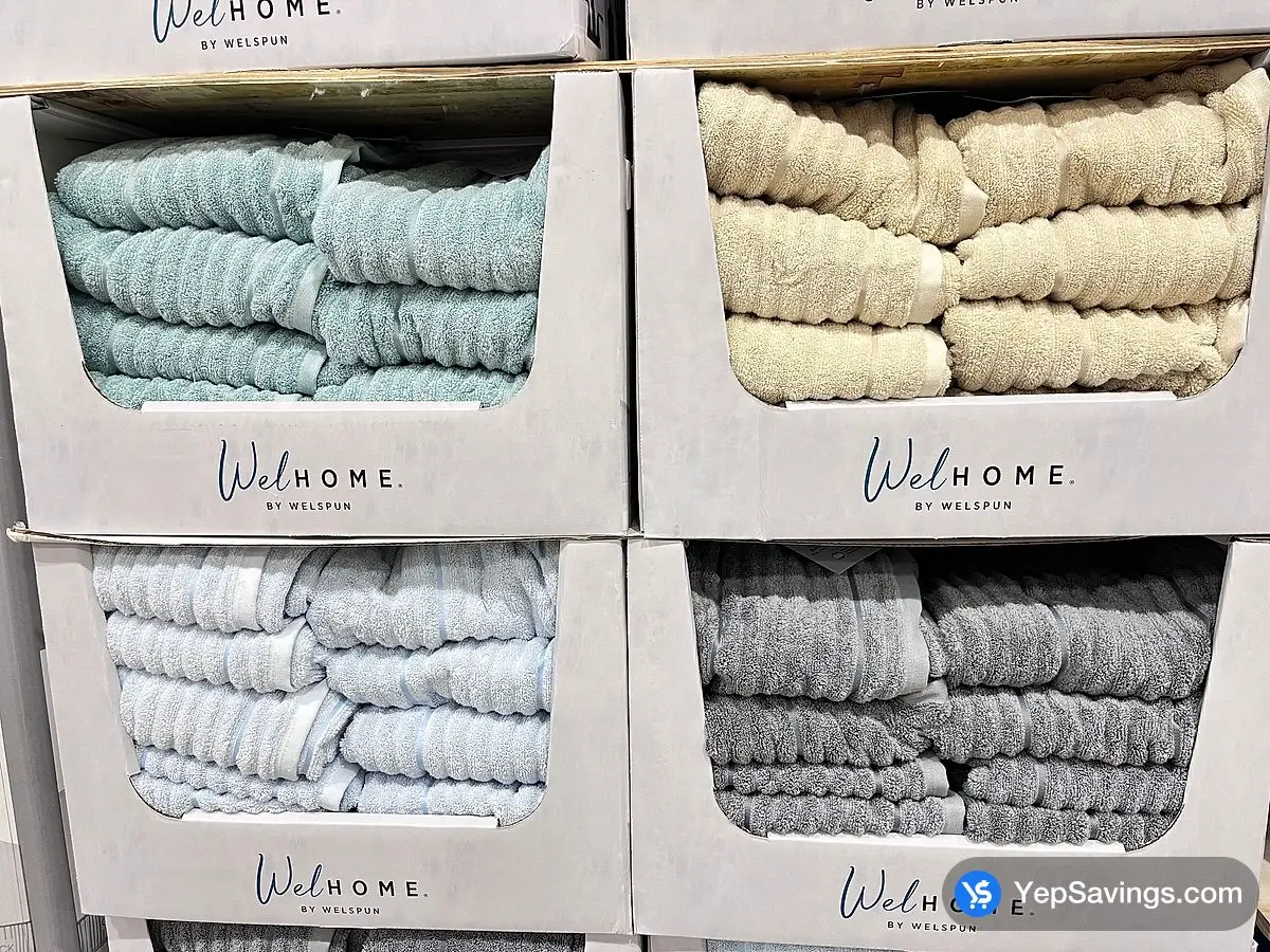 Costco WELHOME BY WELSPUN 100 % COTTON TOWEL 30 " X 58 " - Canada (ITM 1796225)