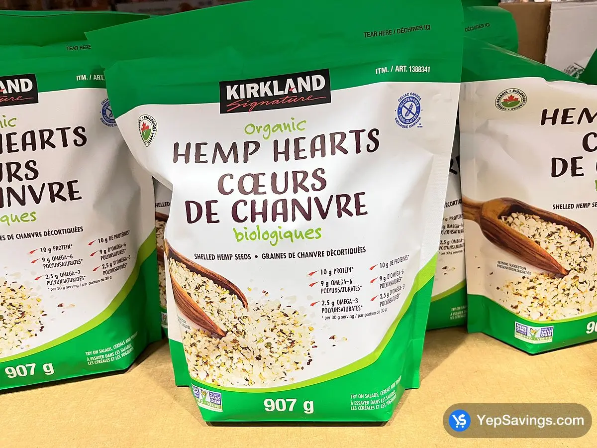 Costco KIRKLAND SIGNATURE HEMP HEARTS 907 g - Canada (ITM 1388341)