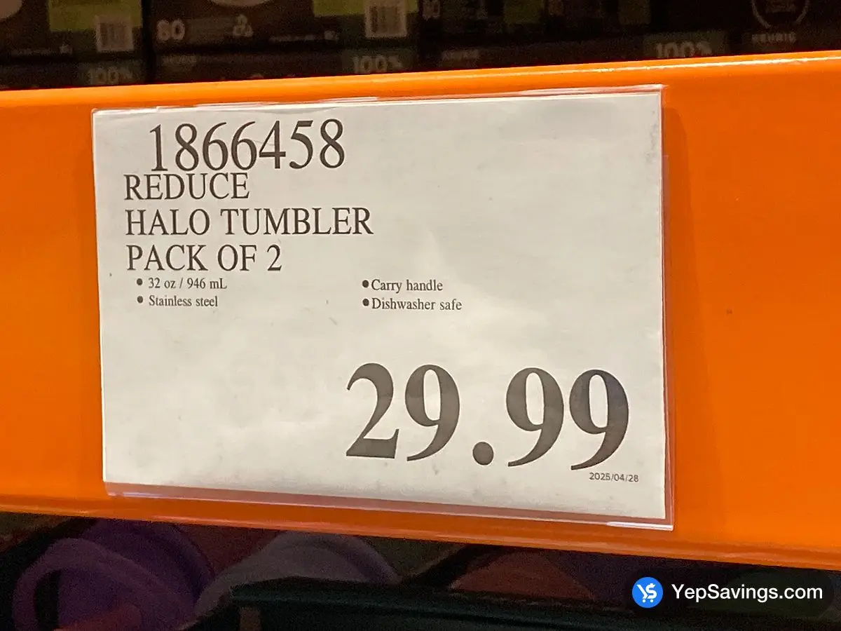 Costco REDUCE HALO TUMBLER PACK OF 2 - Canada (ITM 1866458)