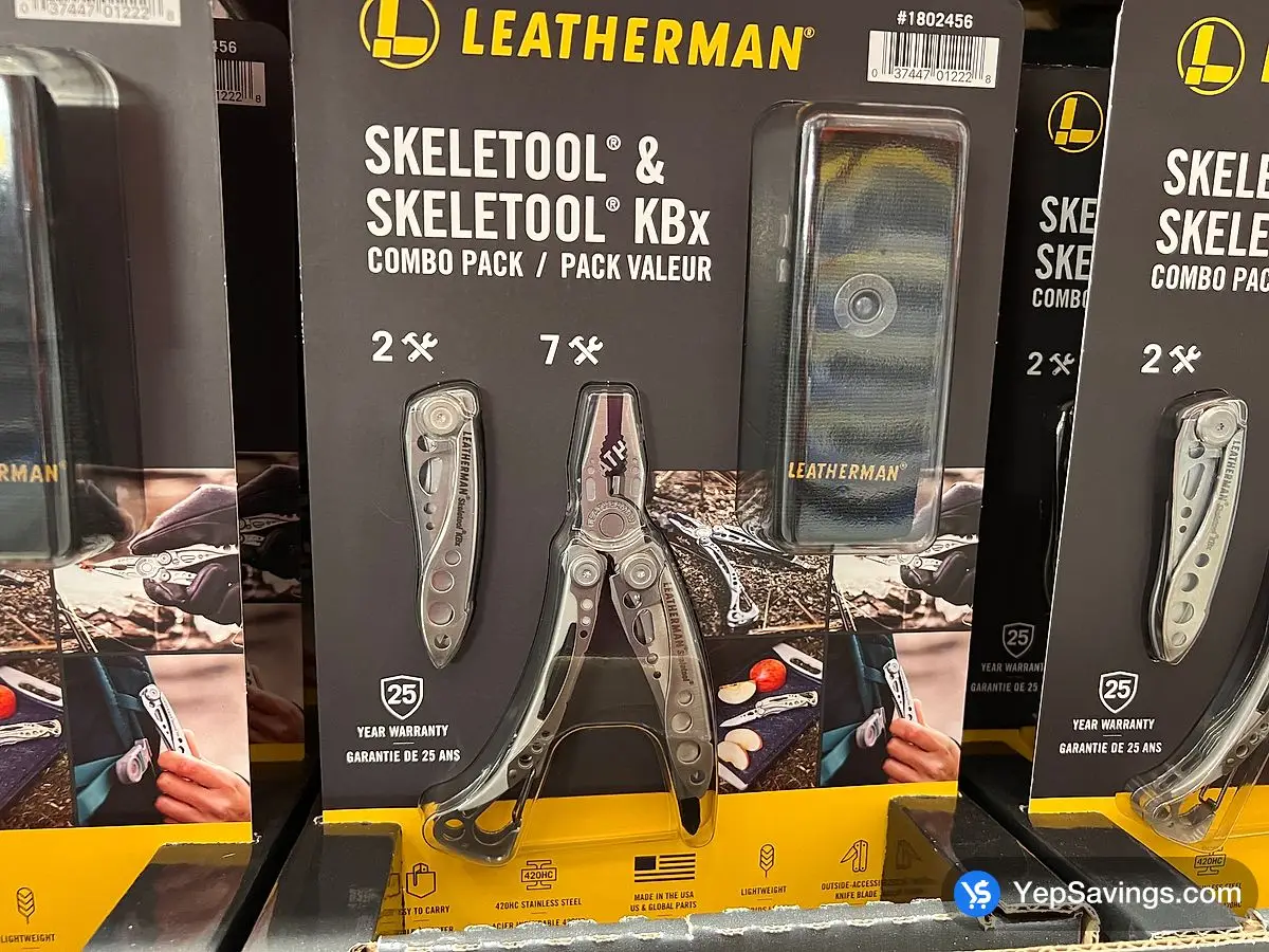 Costco LEATHERMAN MULTITOOL WITH KNIFE STAINLESS STEEL - Canada (ITM 1802456)