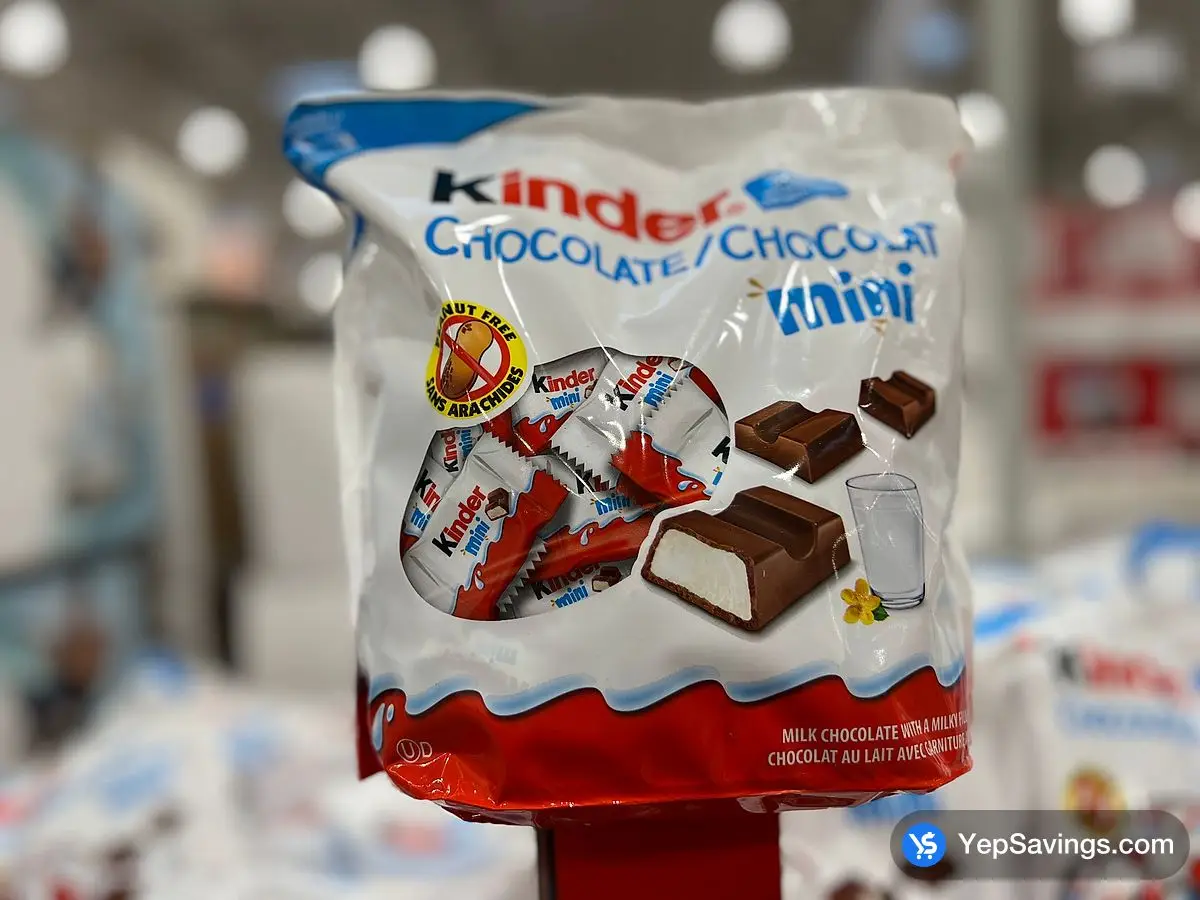 KINDER MINI CHOCOLATE 330g ITM 1659396 at Costco