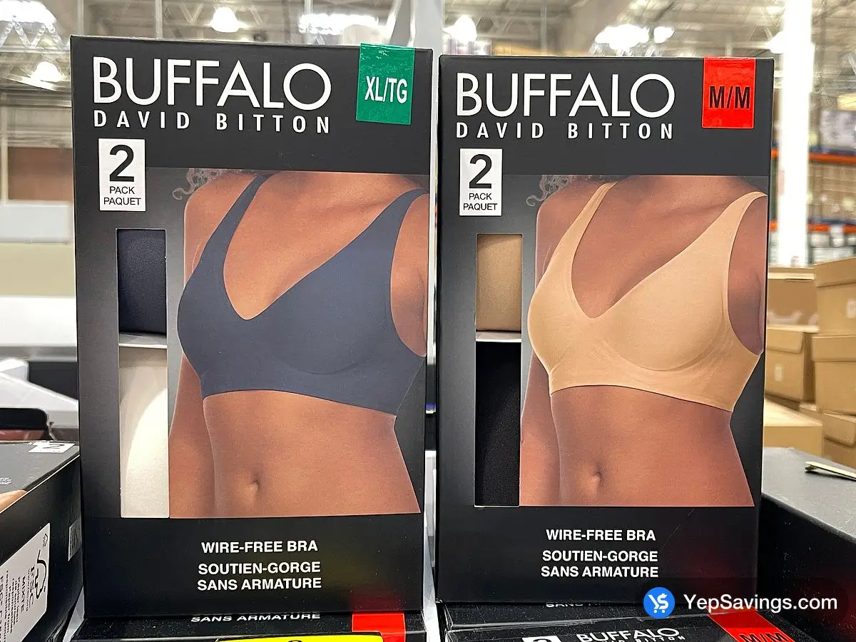 Costco BUFFALO WIRE - FREE BRAS 2PK + LADIES SIZES S - XL - Canada (ITM 1983950)