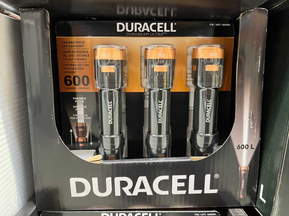 Costco DURACELL LED FLASHLIGHT 3 PK - Canada (ITM 1600600)