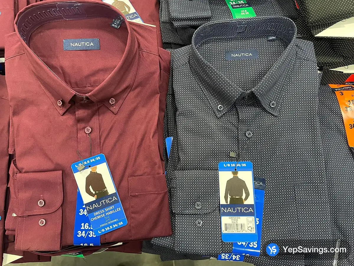 Costco NAUTICA DRESS SHIRT + MENS SIZES 15-18 - Canada (ITM 1719146)