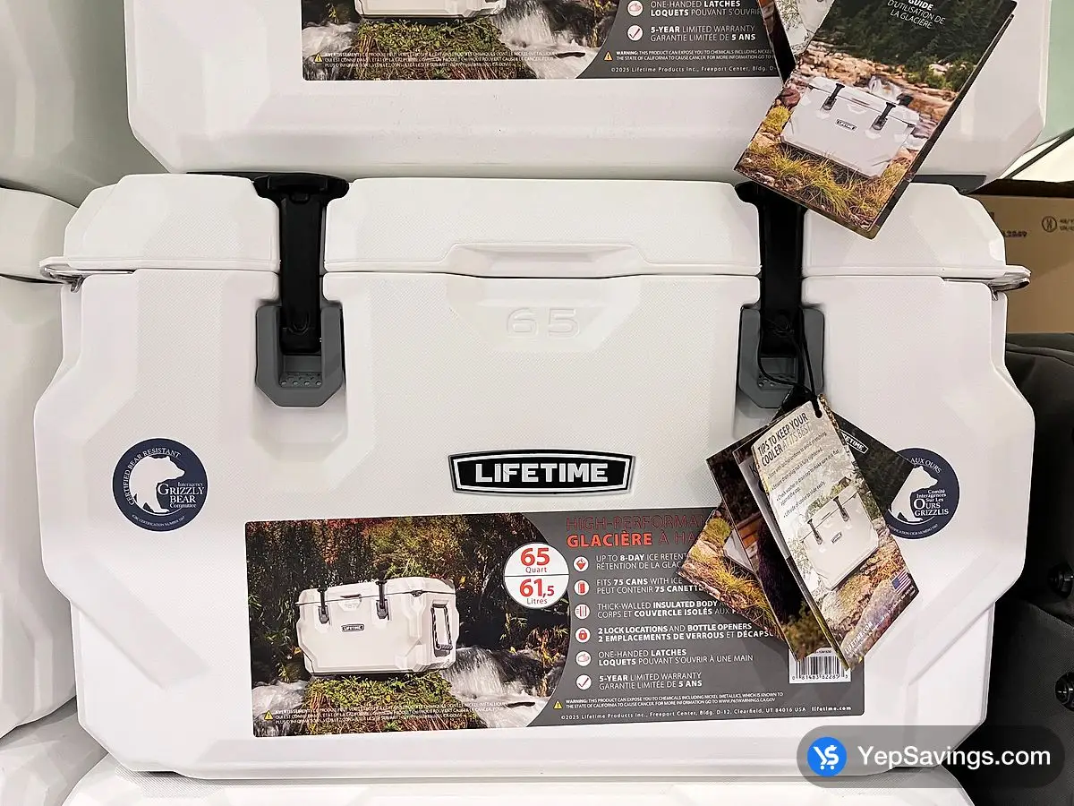 Costco LIFETIME COOLER 61.5 L ( 65 QT ) - Canada (ITM 1524159)