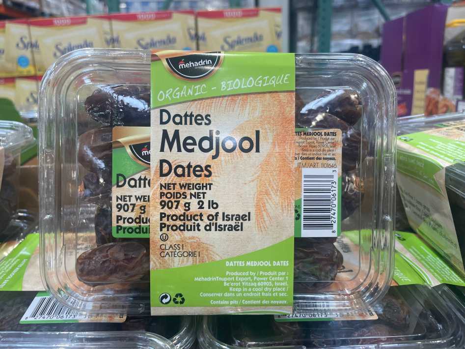 ORGANIC MEDJOOL DATES PRODUCT OF USA  ITM 1101646 at Costco