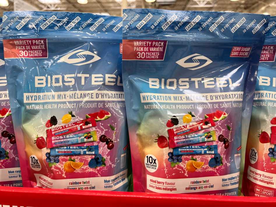 BIOSTEEL HYDRATION MIX PACK OF 30 ITM 1694898 at Costco