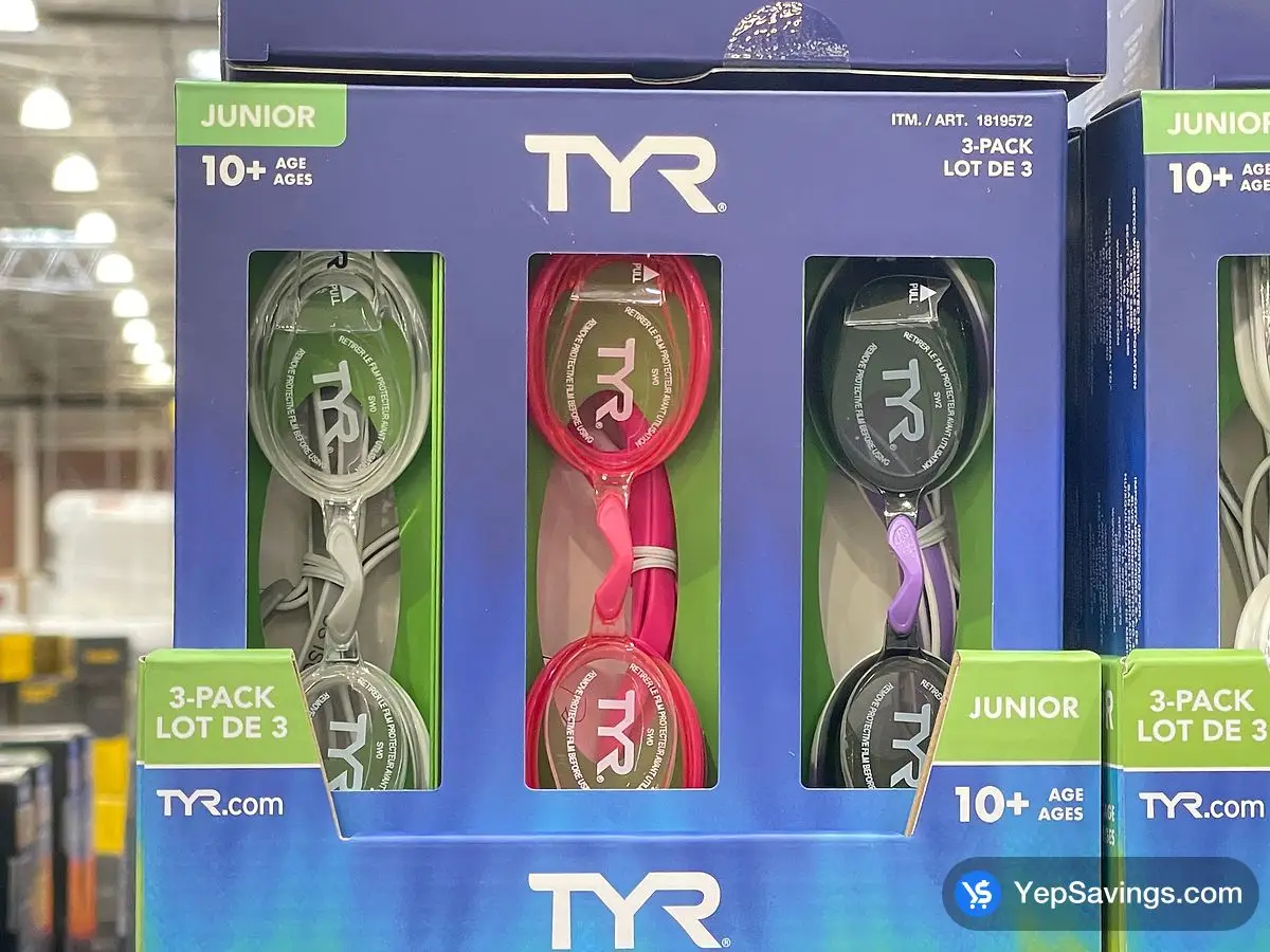 Costco TYR JUNIOR GOGGLES 3 PACK - Canada (ITM 1819572)