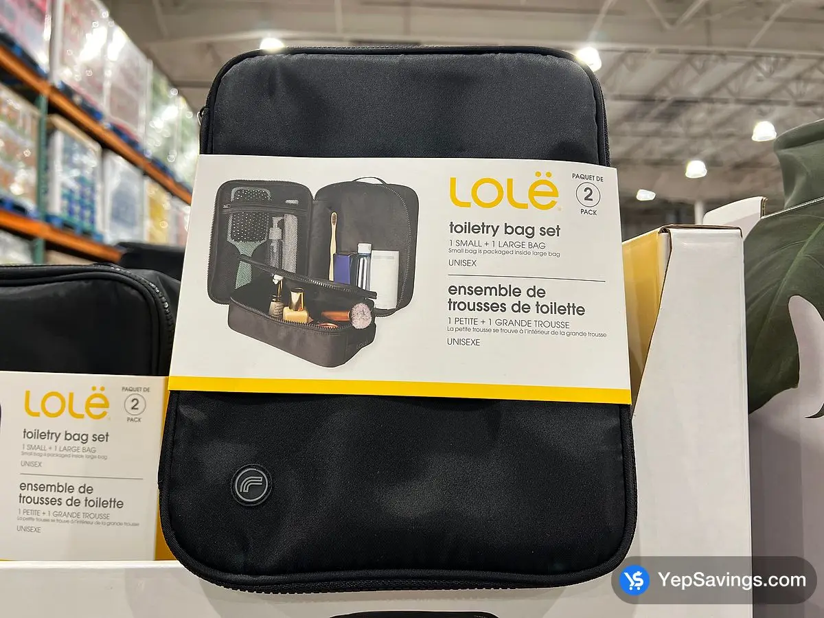 Costco LOLE TOILETRY BAGS PACK OF 2 - Canada (ITM 1733450)