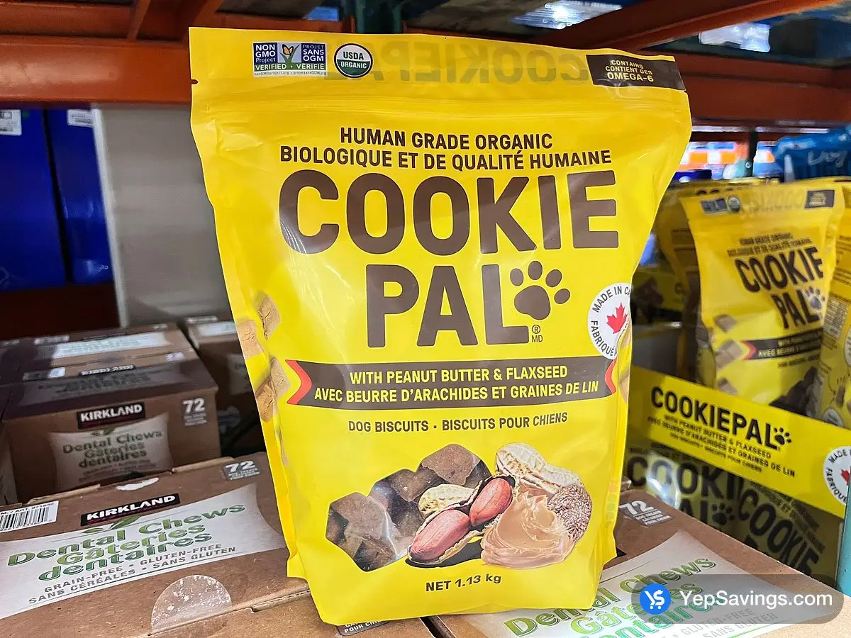 Costco COOKIE PAL PEANUT BUTTER & FLAXSEED 1.13 kg - Canada (ITM 1916125)