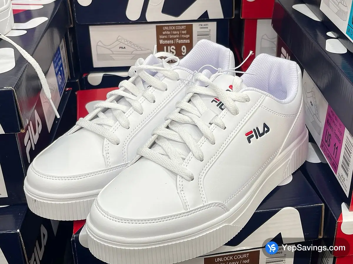 Costco FILA COURT SHOE + LADIES SIZES 6-11 - Canada (ITM 1889907)