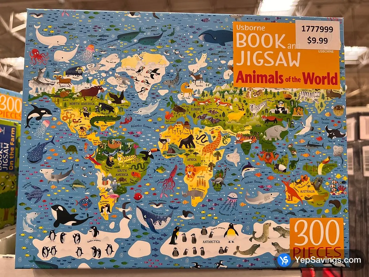 Costco USBORNE BOOK AND PUZZLE - Canada (ITM 1777999)