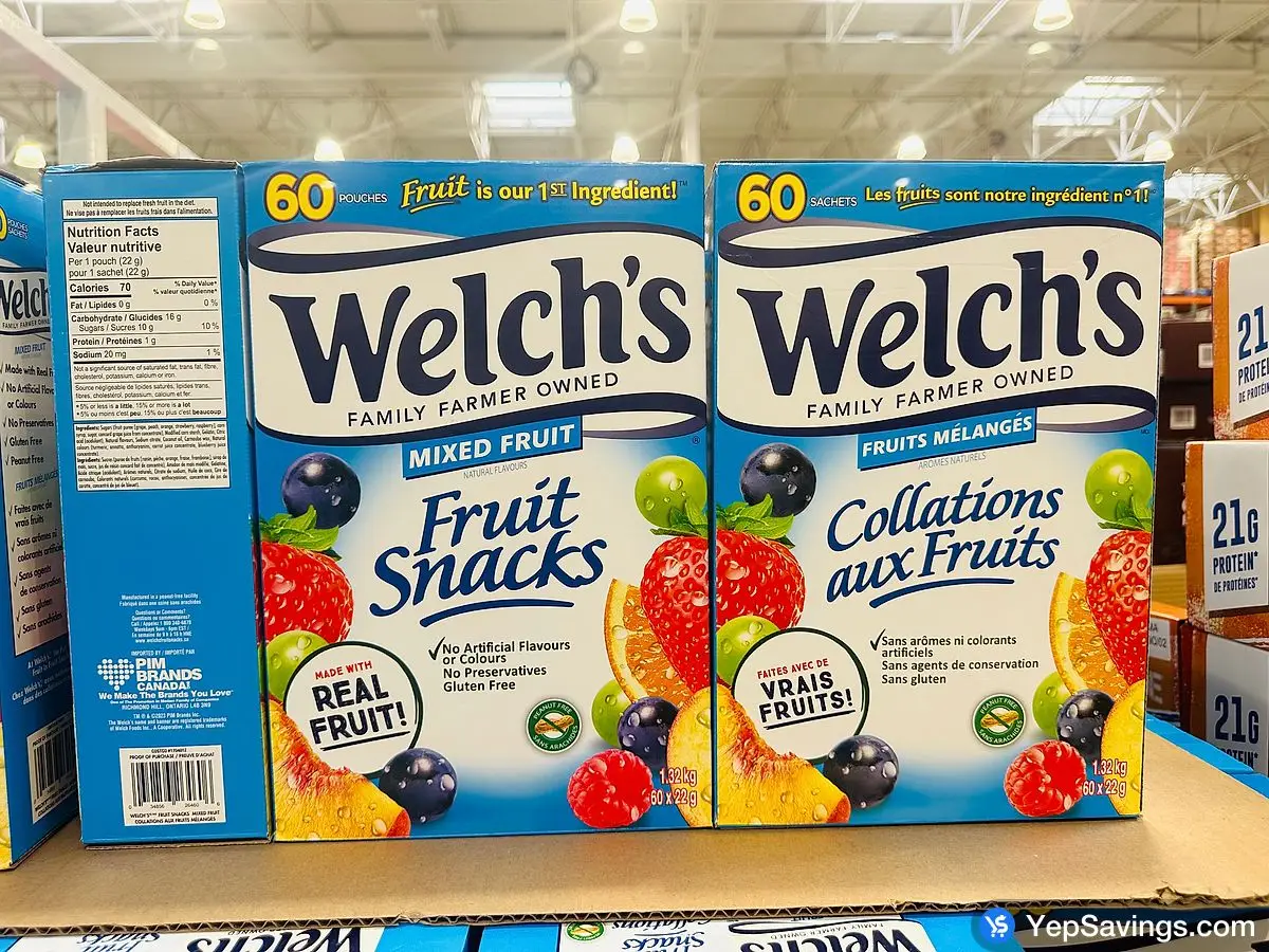 WELCH'S FRUIT SNACKS 102 x 14 g ITM 1772250 at Costco