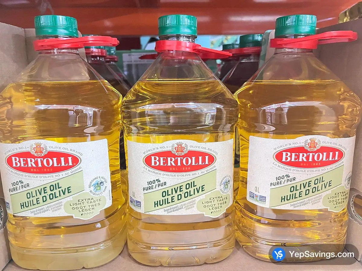 Costco BERTOLLI EXTRA LIGHT OLIVE OIL 3 L - Canada (ITM 142372)