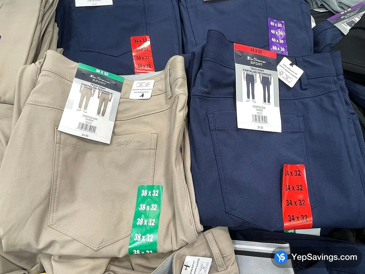 Costco BEN SHERMAN 5 POCKET PANT + MENS SIZES 30-40 - Canada (ITM 1869990)