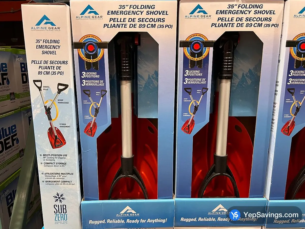Costco ALPINE 35" FOLDING EMERGENCY SHOVEL - Canada (ITM 1826137)