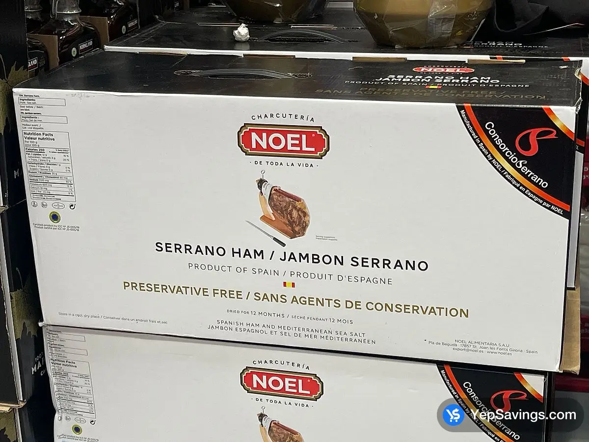 Costco NOEL SERRANO HAM FULL LEG 6.5 kg - Canada (ITM 1356341)