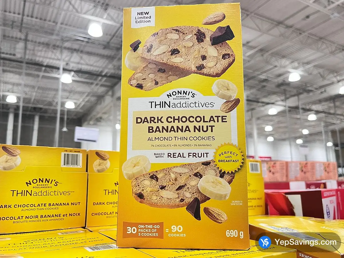 Costco NONNI'S DARK CHOCOCLATE BANANA 690 g - Canada (ITM 1865008)