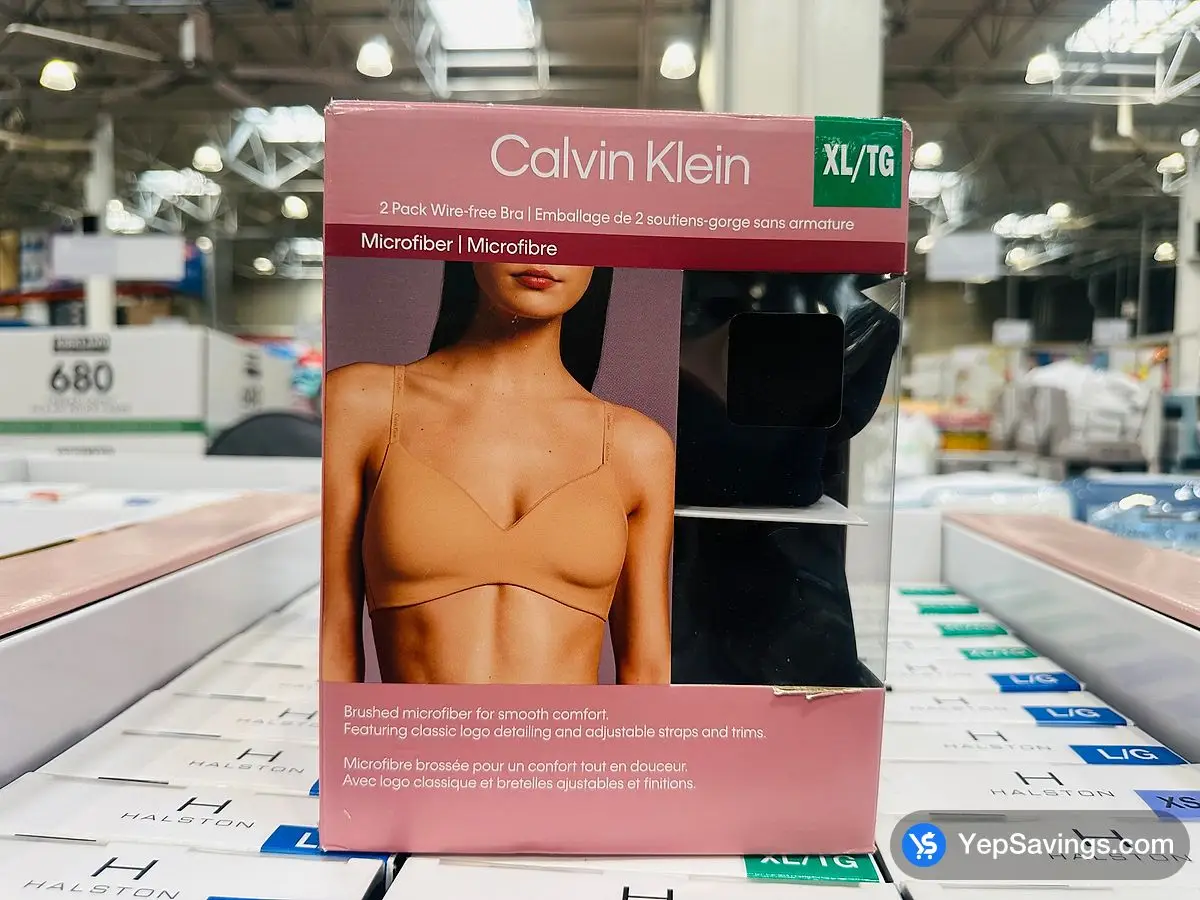 CALVIN KLEIN WIREFREE BRA 2PK LADIES SIZES S XL at Costco Brant St Burlington