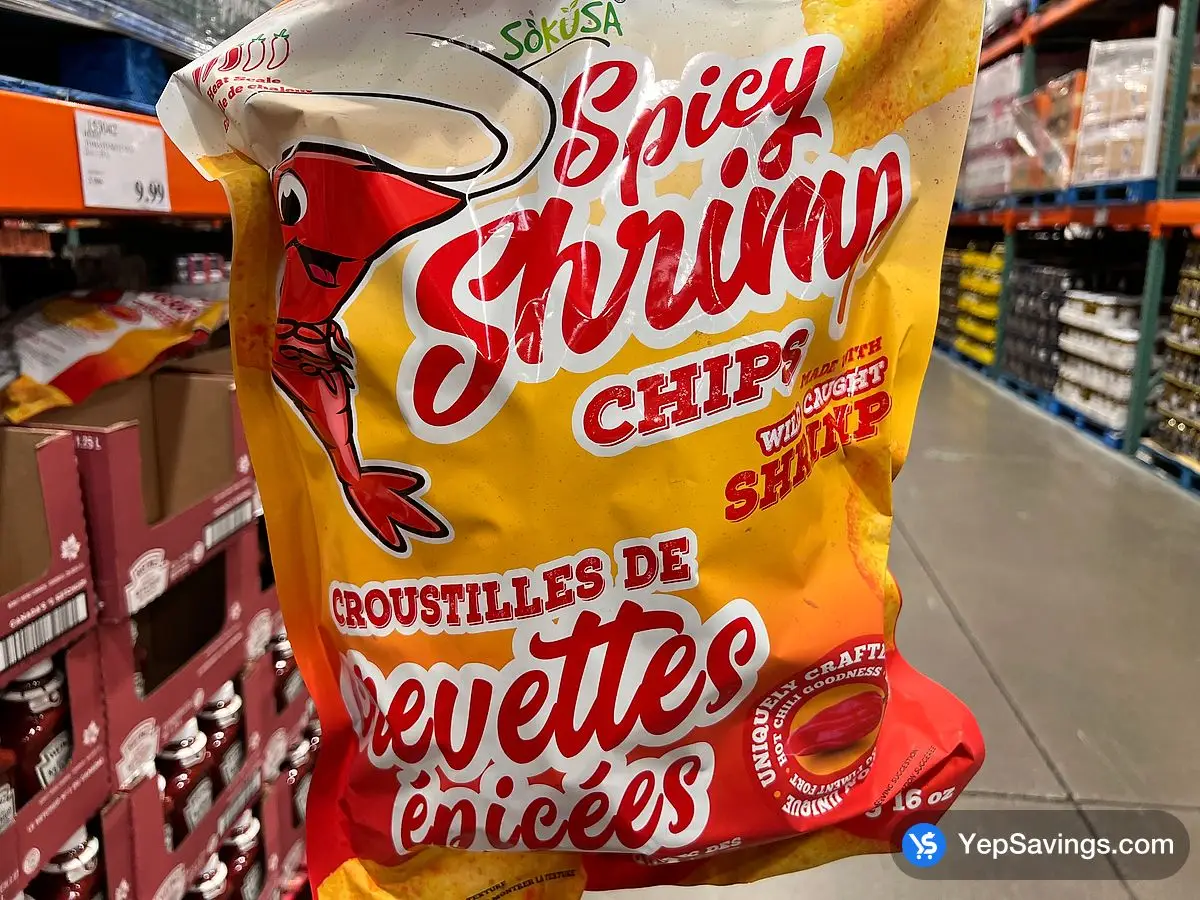 SOKUSA SPICY SHRIMP CHIPS 454 g ITM 1780256 at Costco