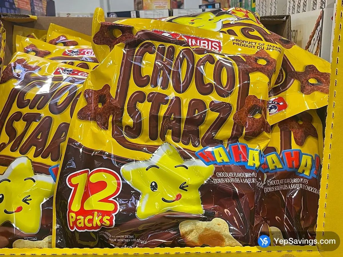 Costco GINBIS CHOCOSTARZ 12 x 22 g - Canada (ITM 1661831)