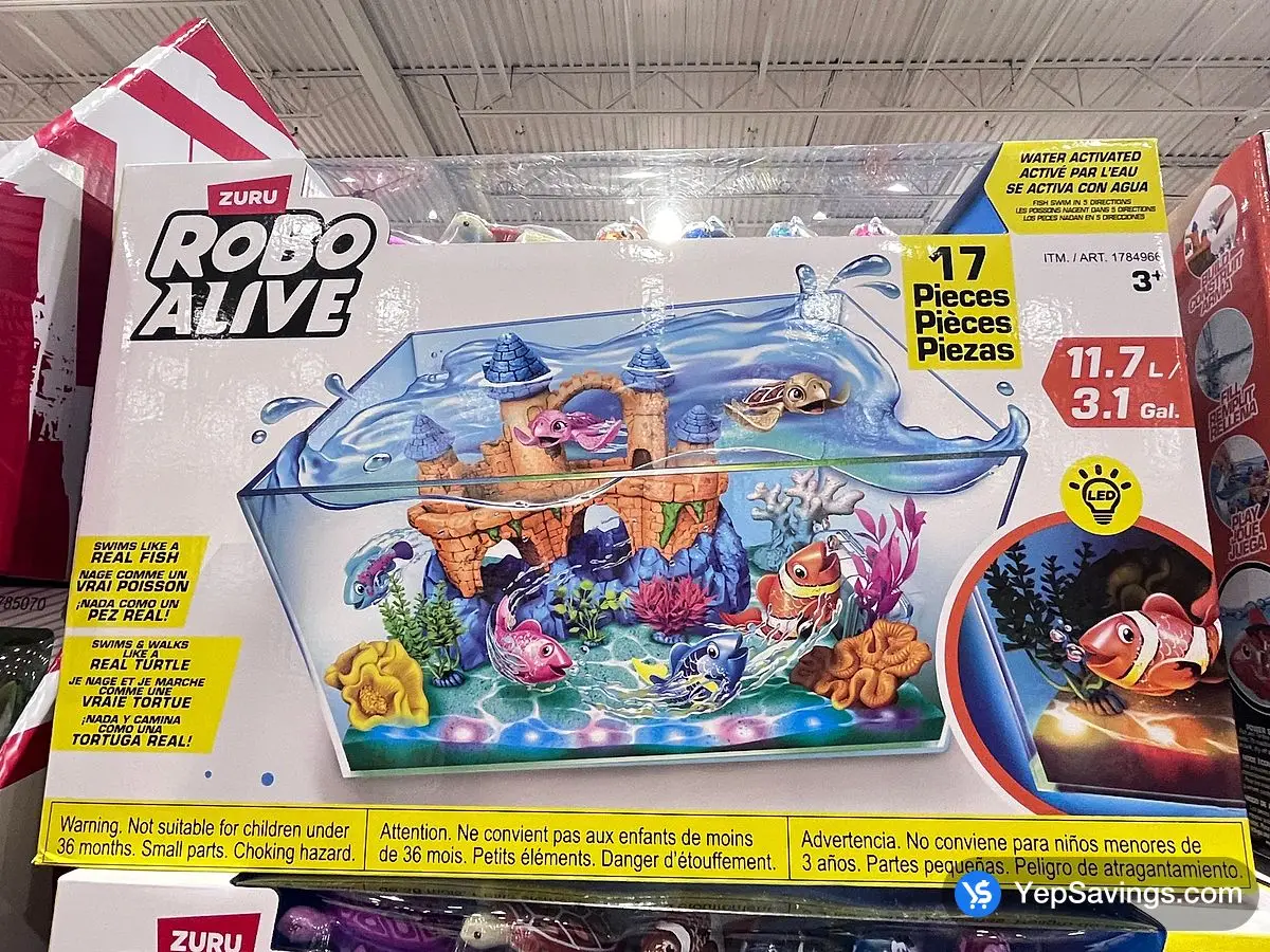 Costco ZURU ROBO ALIVE LIGHT UP AQUARIUM SET - Canada (ITM 1784966)
