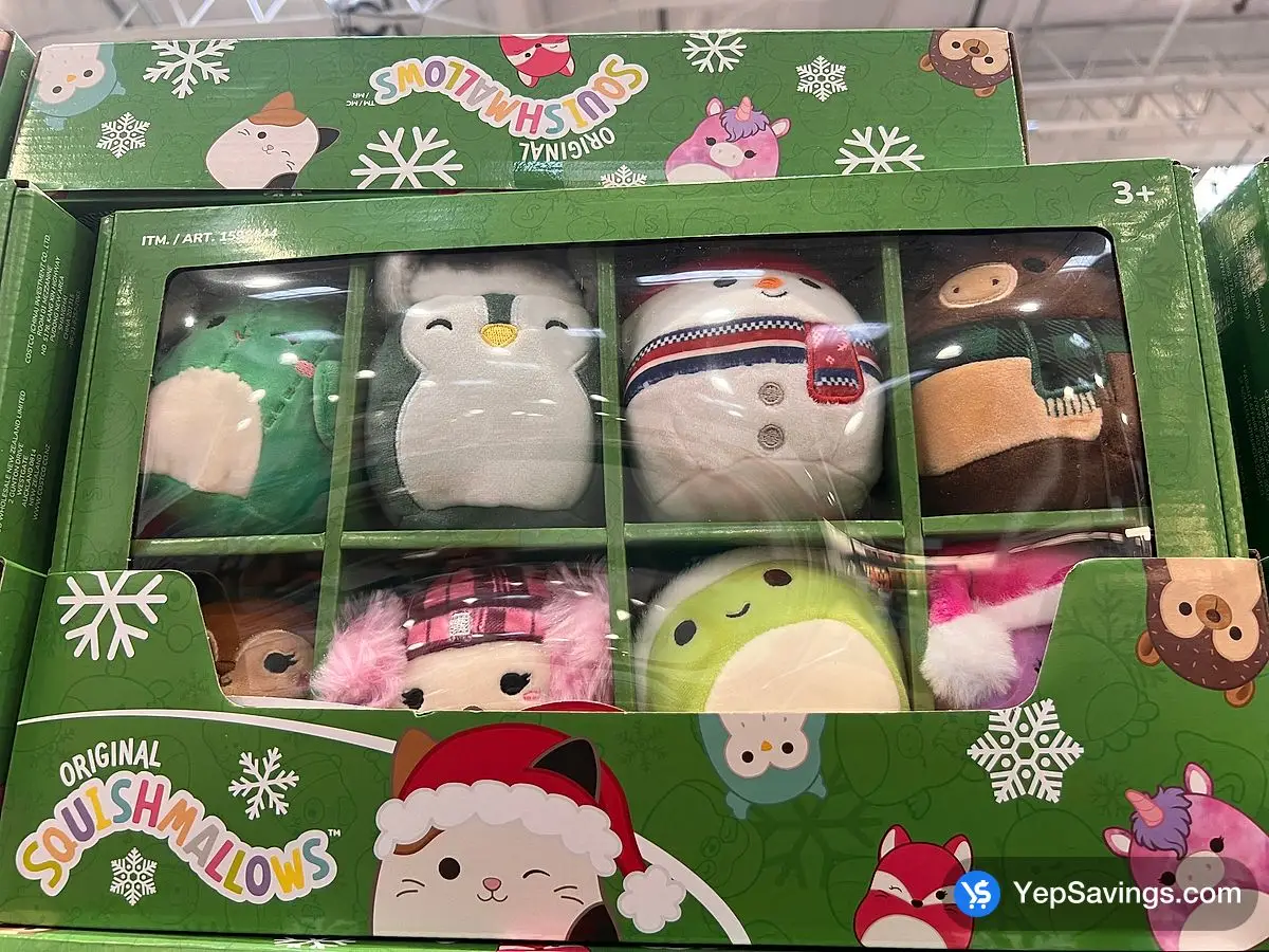 Costco SQUISHMALLOWS ORNAMENT SET 8 PIECES - Canada (ITM 1598444)