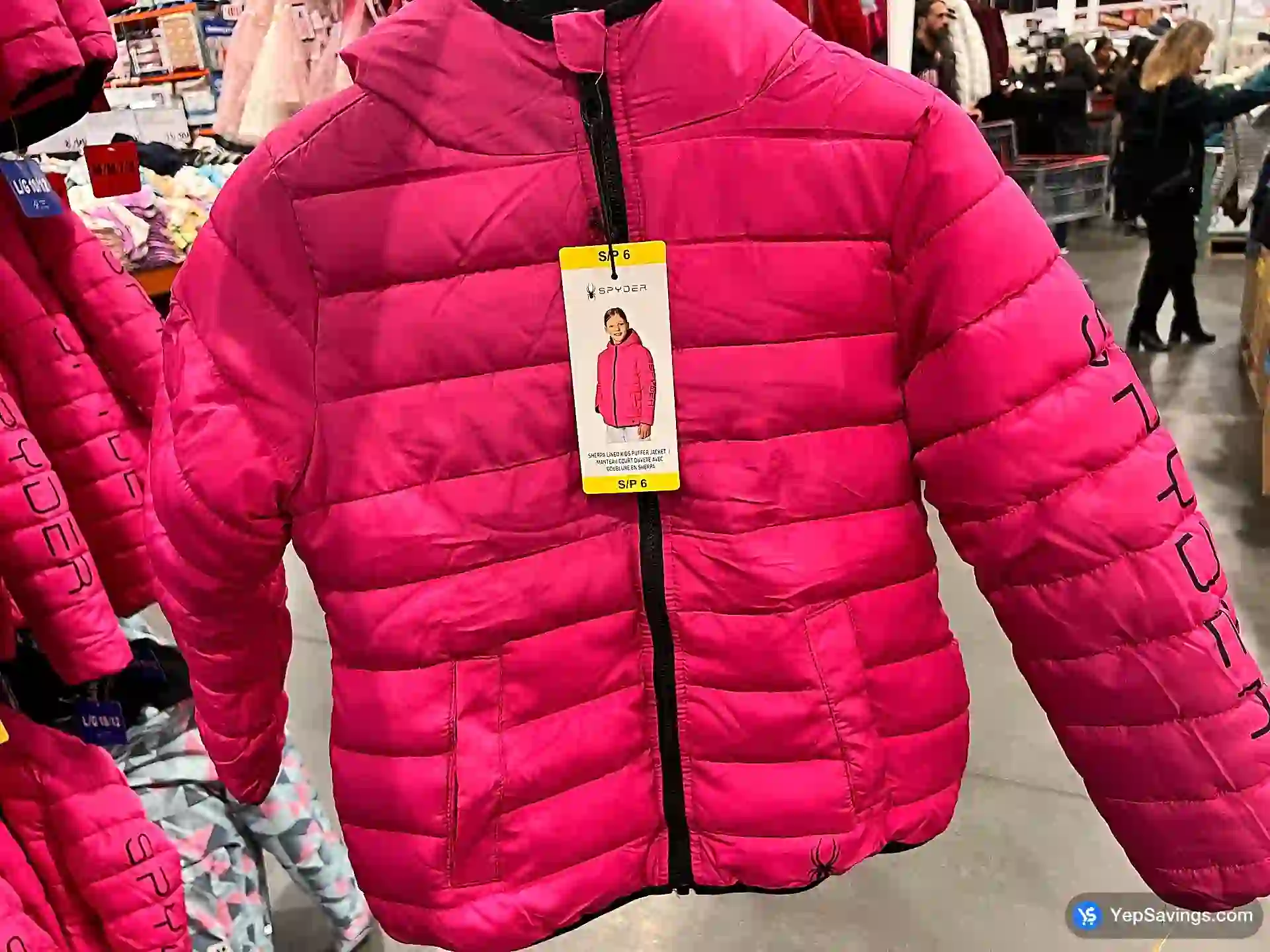 Costco SPYDER SHERPA LINED PUFFER KIDS SIZES S - XL - Canada (ITM 1175656)