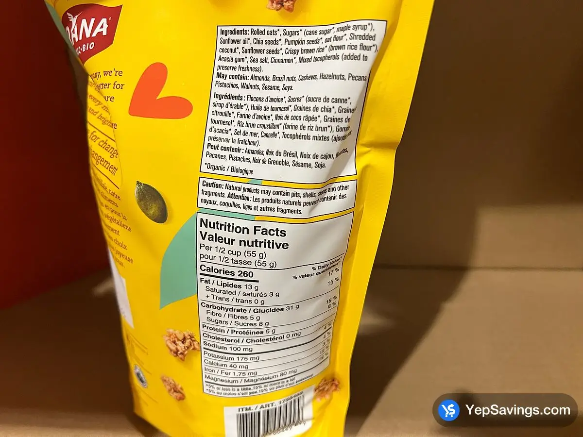 Costco PRANA GRANOLOVE 1 kg - Canada (ITM 1756486)
