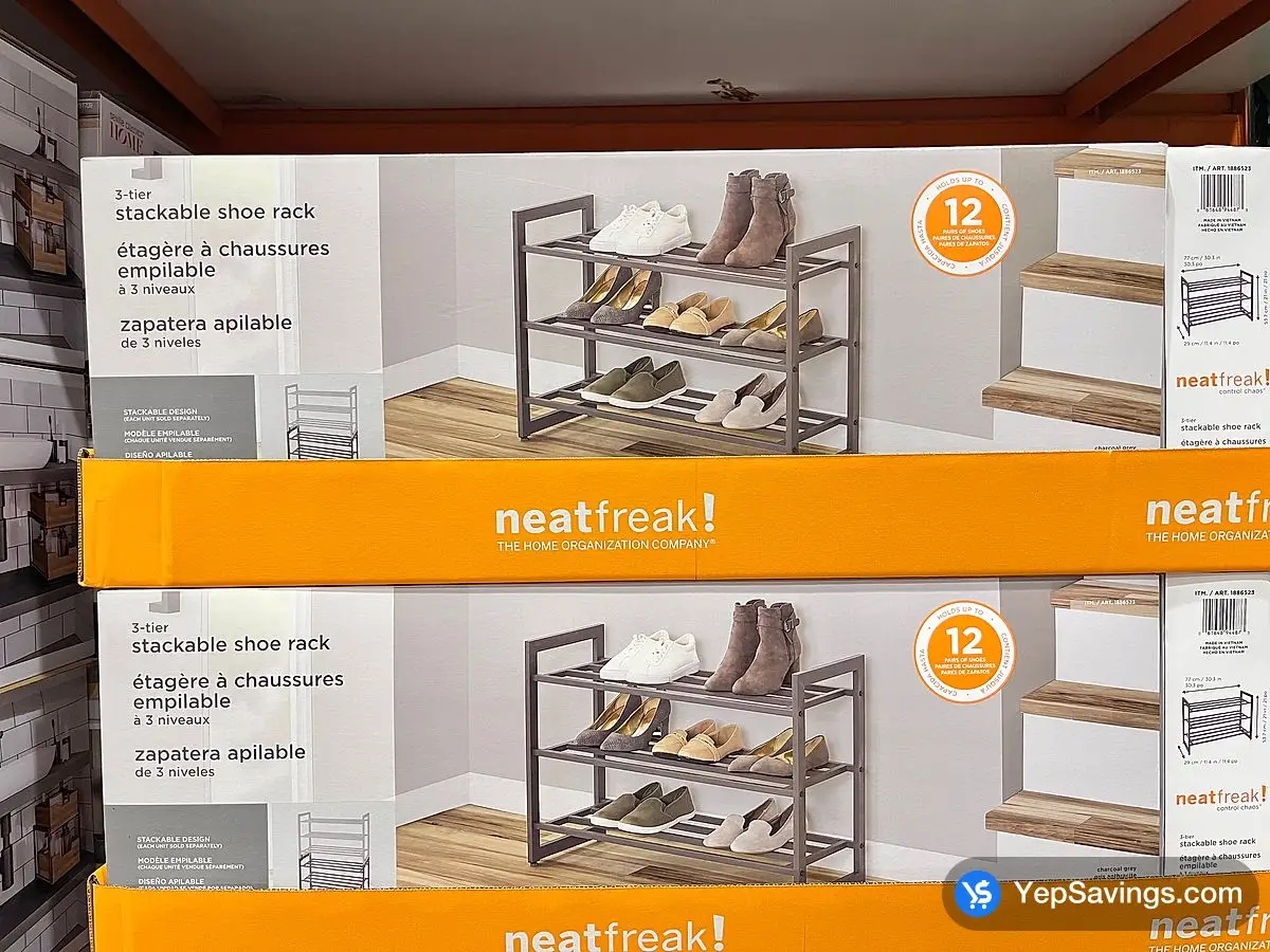 Costco NEATFREAK SHOE RACK 3 TIER - Canada (ITM 1886523)