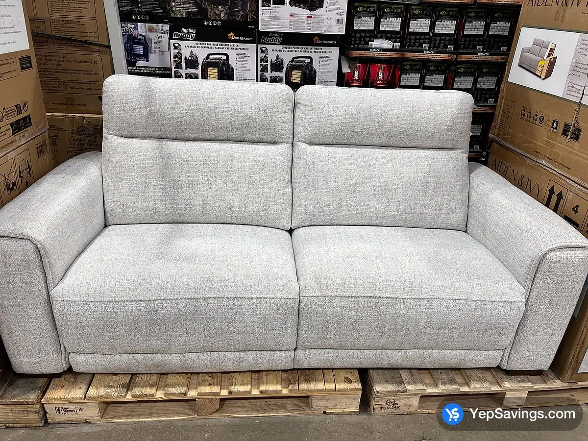 AIDEN & IVY FABRIC POWER SOFA 1 BOX ITM 1752680 at Costco