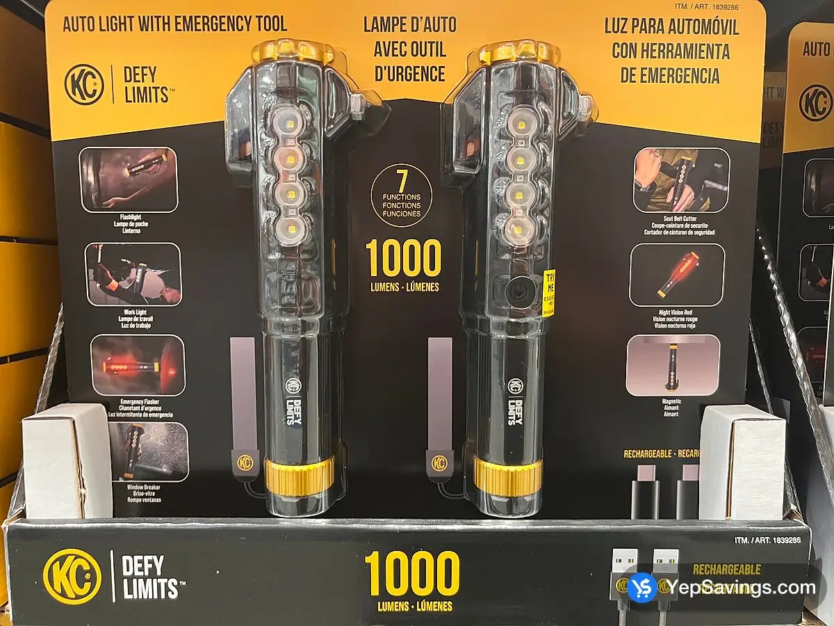 Costco KC 3 - IN - 1 EMERGENCY TOOL PACK OF 2 - Canada (ITM 1839286)