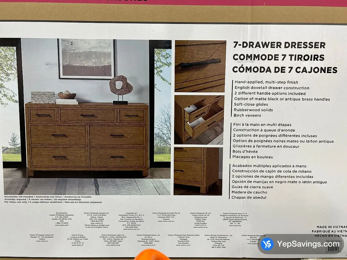 Costco FOREMOST DRESSER 1 BOX - Canada (ITM 1783120)