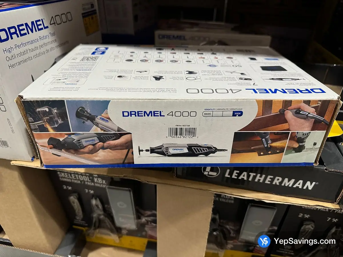 Costco DREMEL 4000 ROTARY TOOL KIT WITH ACCESSORIES - Canada (ITM 1832168)