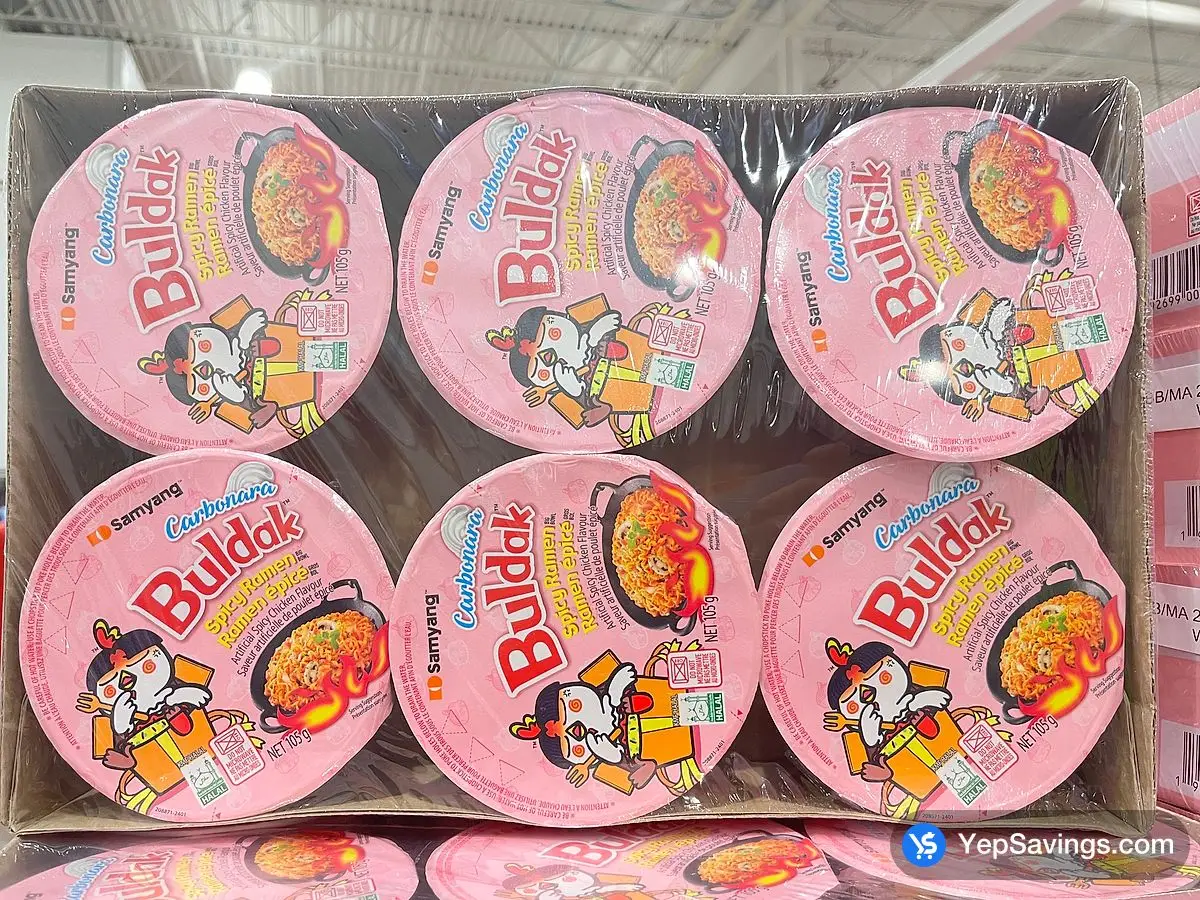 Costco SAMYANG BULDAK CARBONARA 6 x 105 g - Canada (ITM 1875629)