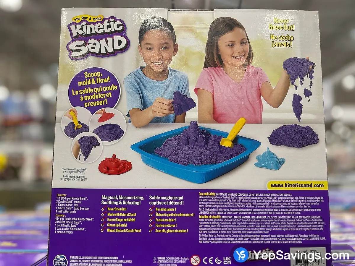 Costco KINETIC SAND SANDBOX & SPARKLE ASSORTMENT - Canada (ITM 1541930)