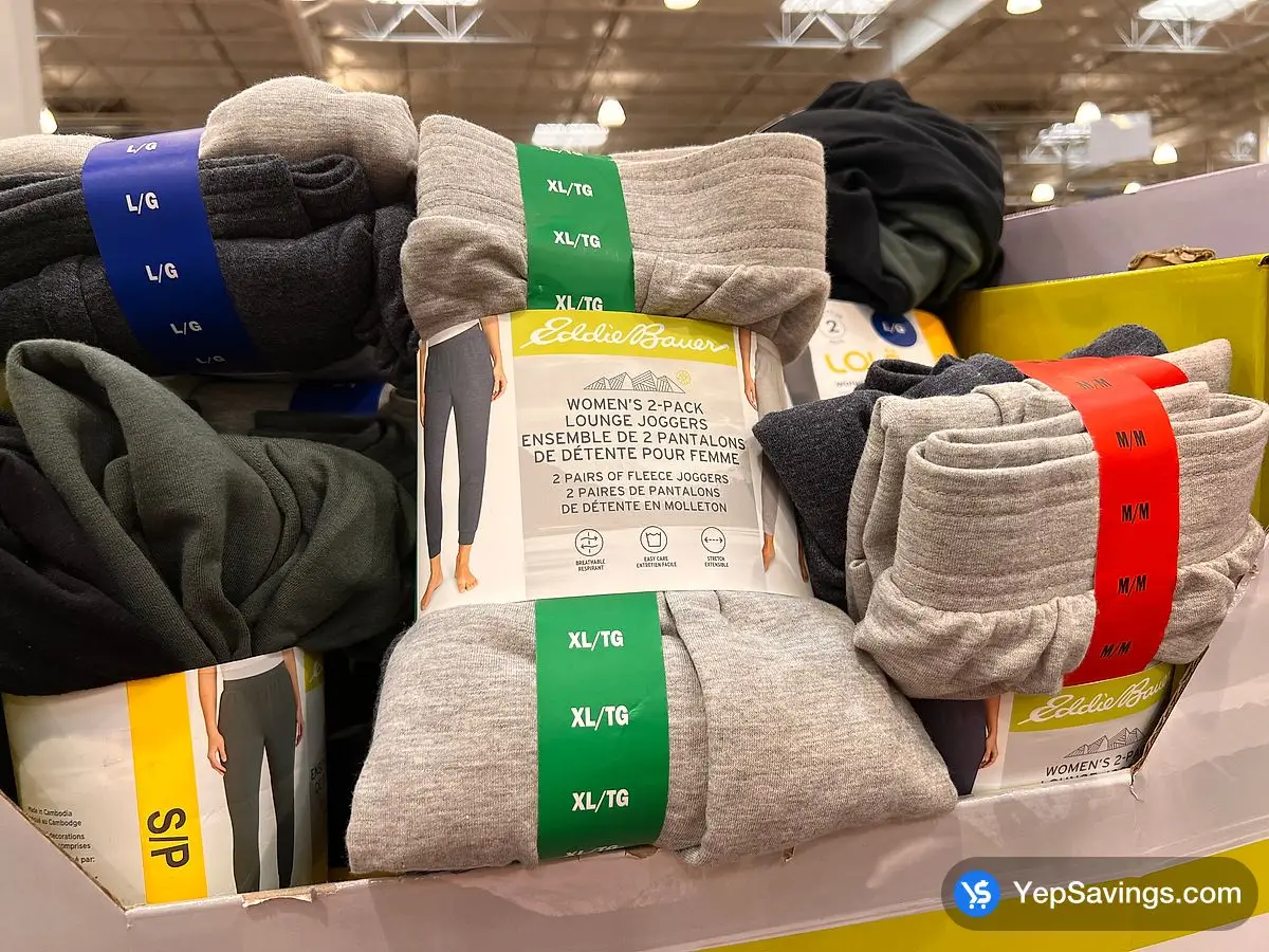 Costco EDDIE BAUER LOUNGE PANT 2PK LADIES SIZES XS - XXL - Canada (ITM 1763921)