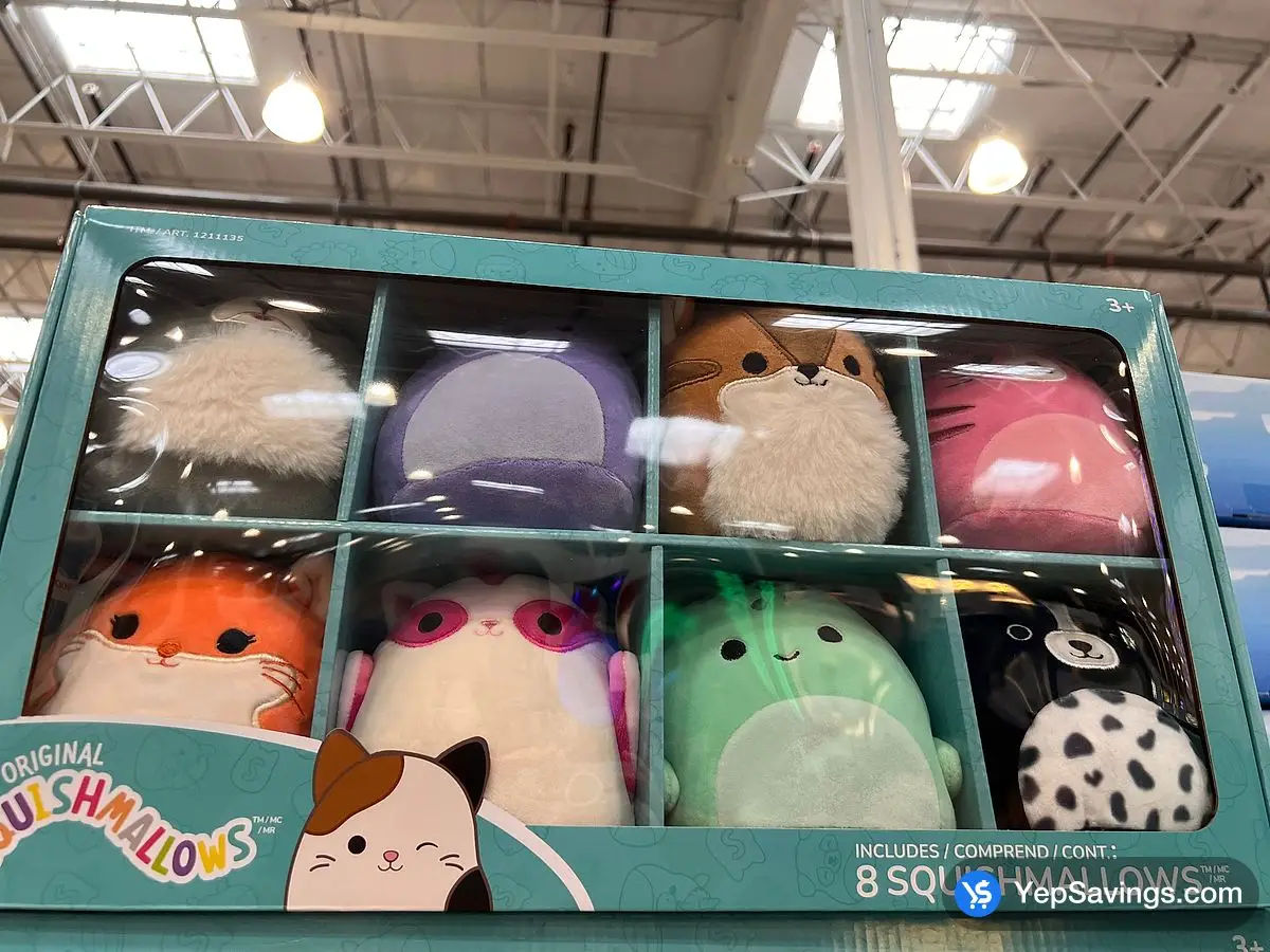 KELLYTOY 5-INCH SQUISHMALLOWS 8 PACK ITM 1211135 at Costco