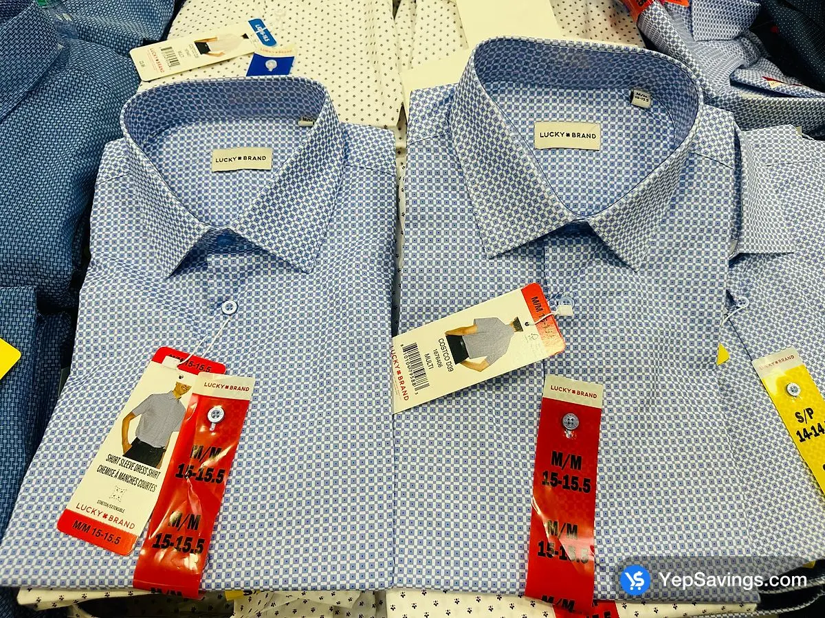 LUCKY BRAND SHORT SLEEVE SHIRT + MENS SIZES S - XXL ITM 1676405 at Costco