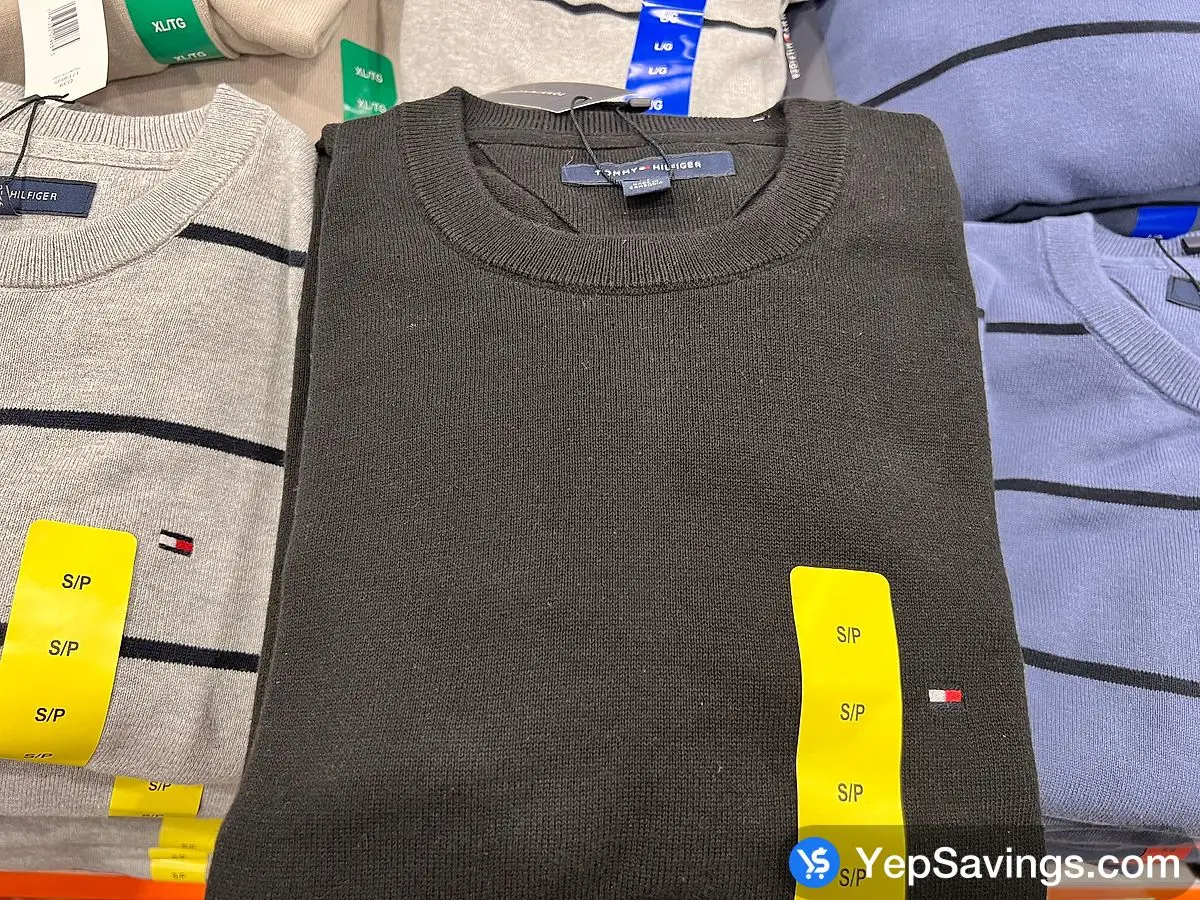 Costco TOMMY HILFIGER CREW SWEATER + MENS SIZES S - XXL - Canada (ITM 1719895)